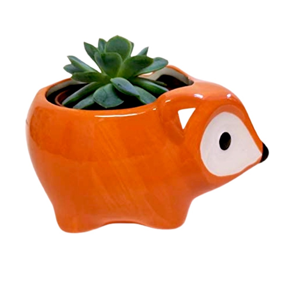 FOX ANIMAL PLANTER NWT - Picture 4 of 8